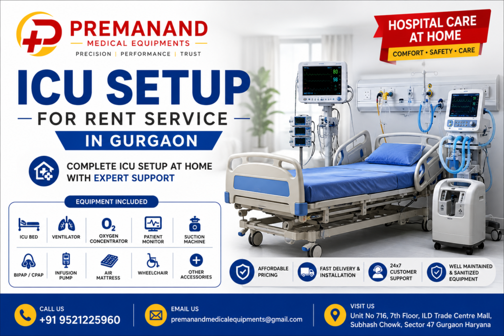 ICU Setup for Rent Service in Gurgaon