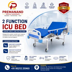 BEST 2 FUNCTION ICU BED FOR RENT IN GURGAON