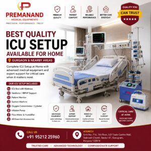Best Quality ICU Setup at Home in Gurgaon & Nearby Areas