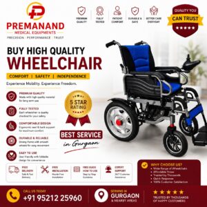 Buy High Quality Wheelchairs in Gurgaon: Experience Mobility & Freedom