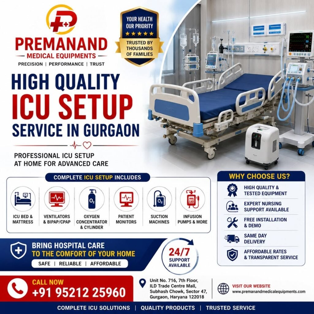 High Quality ICU Setup Service in Gurgaon | Premanand Medical Equipments