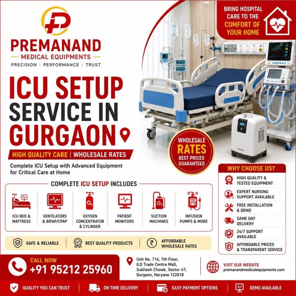 ICU Setup Service in Gurgaon | Premanand Medical Equipments