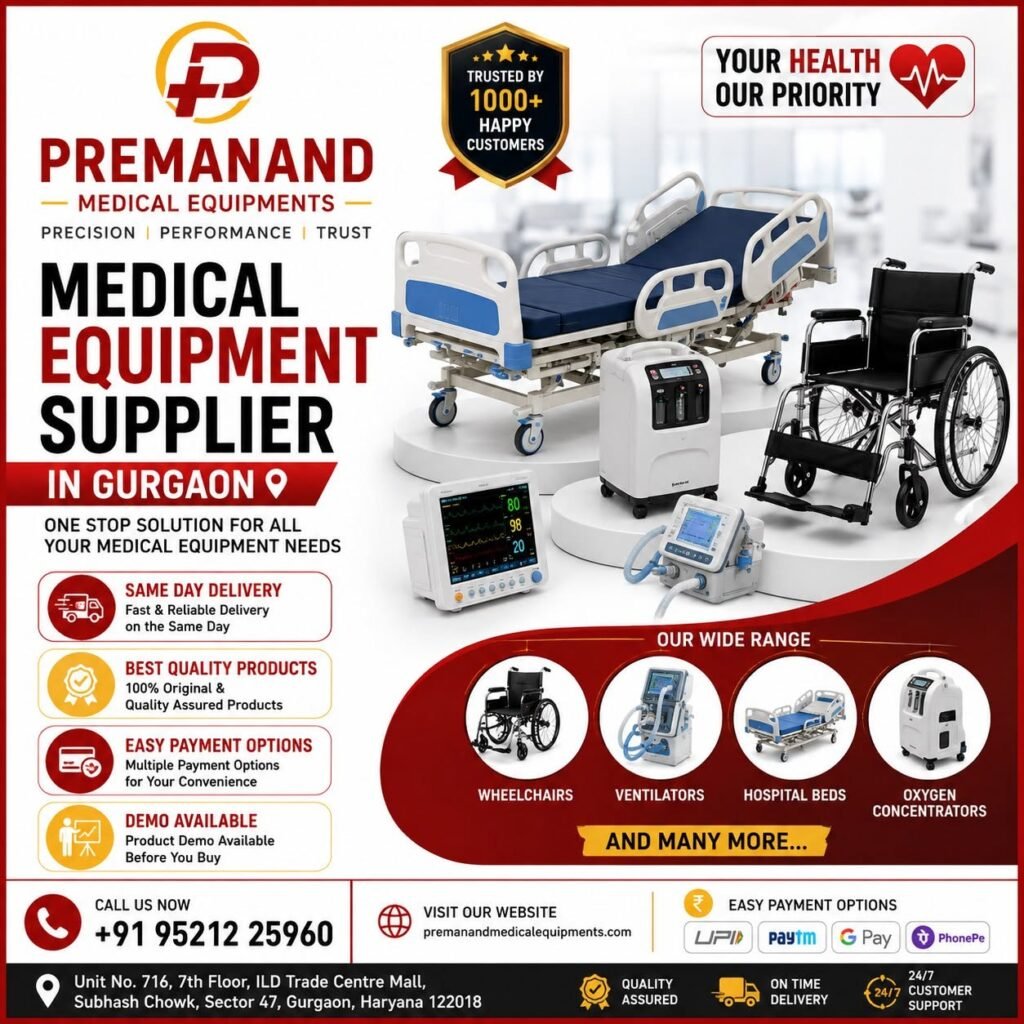 Medical Equipment Supplier in Gurgaon | Premanand Medical Equipments